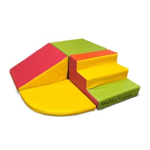 Set de Circuito 3 Piezas (Rampa de 60 cm x 30 cm x 30 cm, escalera de 60 cm x 30 cm x 30 cm, cubo de 60 cm x 30 cm x30 cm)